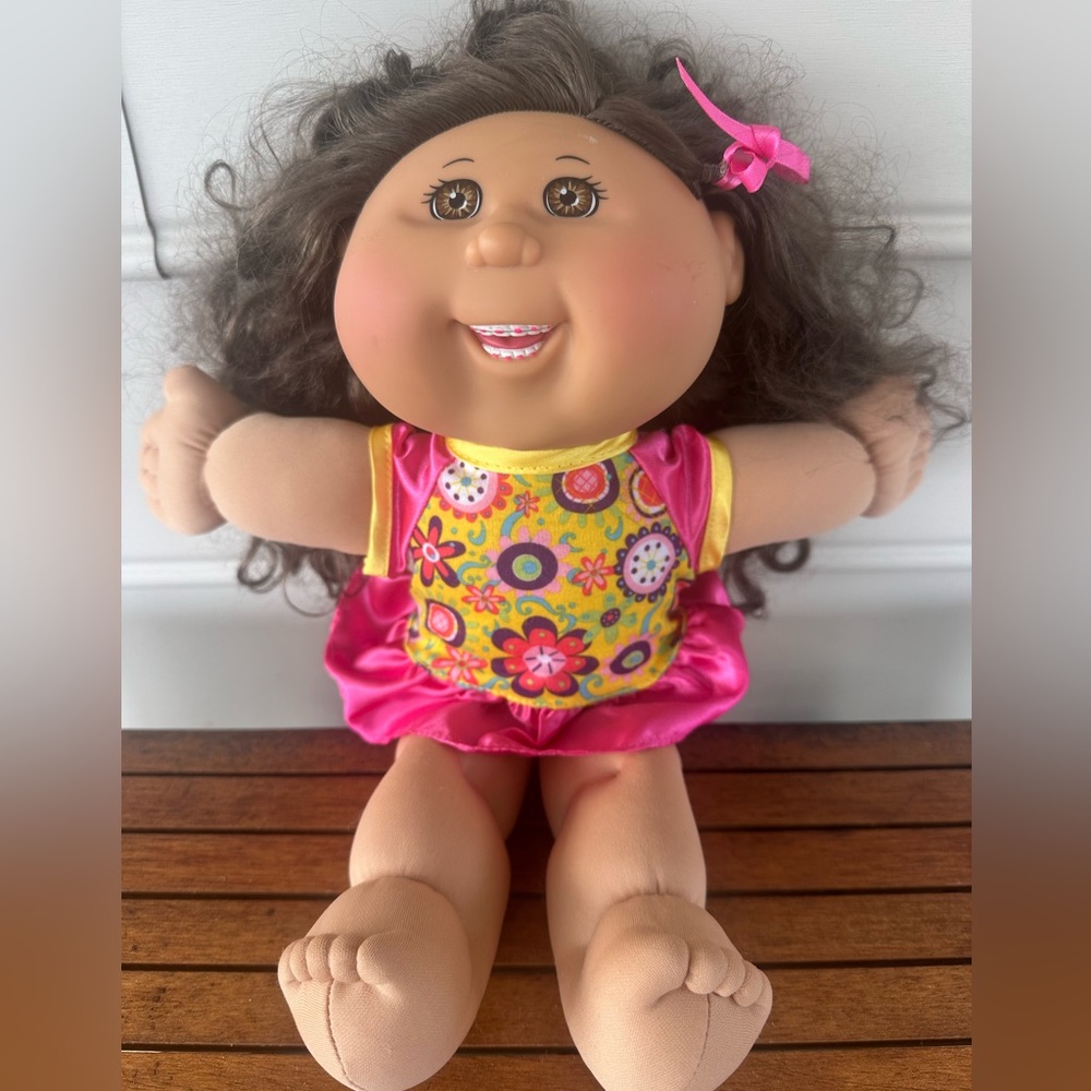 Cabbage Patch Kids doll Floral Kids Doll with Pink Dress